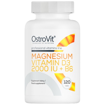 Magnesium + Vitamin D3 2000 IU + B6
