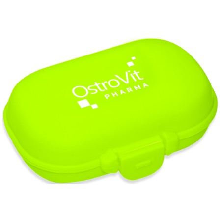 Ostrovit Pillbox / Cutie pentru capsule / Neon Green